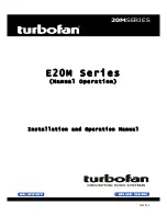 Preview for 1 page of turbofan E22M3 Installation And Operation Manual