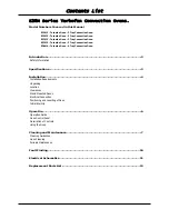 Preview for 3 page of turbofan E22M3 Installation And Operation Manual