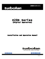 turbofan E23D3 Installation And Operation Manual preview