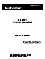 Preview for 1 page of turbofan E32D4 Operation Manual