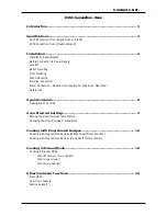 Preview for 3 page of turbofan E35C Installation & Operation Manual