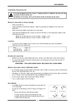 Preview for 5 page of turbofan E85-12HLD Installation & Operation Manual