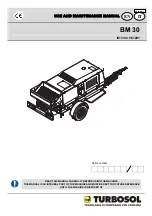 Turbosol BM 30 Use And Maintenance Manual preview