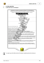 Preview for 5 page of Turbosol GIOTTO MONO Use And Maintenance Manual