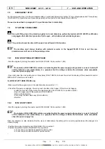 Preview for 34 page of Turbosol MINI AVANT Use And Maintenance Manual