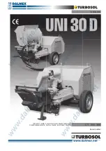 Turbosol UNI 30 D Instructions For Use And Maintenance Manual preview