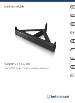 Turbosound FLASHLINE TFS-550-FB2 Quick Start Manual предпросмотр