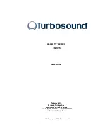 Предварительный просмотр 1 страницы Turbosound QLight TQ-425 User Manual