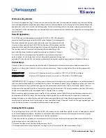 Preview for 5 page of Turbosound TCS-61/106 Quick Start Manual