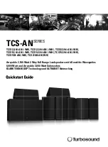 Turbosound TCS-AN Series Quick Start Manual предпросмотр