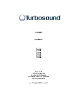 Preview for 1 page of Turbosound TL-1201 User Manual