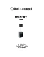 Turbosound TMS SERIES User Manual предпросмотр