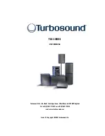 Предварительный просмотр 1 страницы Turbosound TXD-115 User Manual