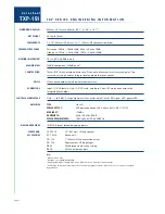 Preview for 2 page of Turbosound TXP-151 Datasheet