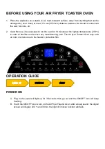 Preview for 8 page of TurboTronic airchefPro Instruction Manual