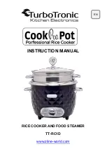 TurboTronic Cook Pro Pot Instruction Manual preview