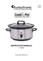 TurboTronic CookProPot TT-SC6D Instruction Manual предпросмотр