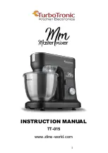 Предварительный просмотр 1 страницы TurboTronic Master Mixer TT-015 Instruction Manual