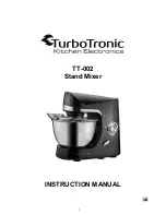 Предварительный просмотр 1 страницы TurboTronic TT-002 Instruction Manual