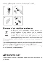 Предварительный просмотр 6 страницы TurboTronic TT-X12 Instruction Manual