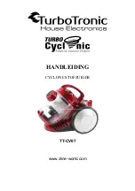TurboTronic TURBO Cyclonic TT-CV07 Instruction Manual preview