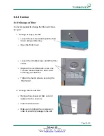 Preview for 22 page of Turbovex TX 1000A Installation, Operation And Maintanance Manual