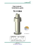 Turbovex TX 3100A User Manual & Installation Manual preview