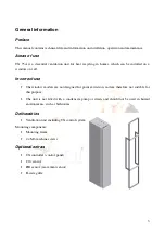 Предварительный просмотр 3 страницы Turbovex TX 75A Installation, Operation And Maintenance Manual