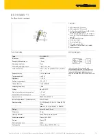 turck BI1.5-HS865-Y1 Manual preview