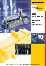 turck BL20-2DI-24VDC-P Hardware And Engineering preview