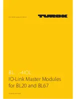 turck BL20-E-4IOL Operating Instructions Manual preview