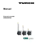 turck CANopen DW120 Manual preview