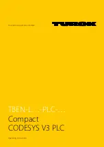 turck Compact CODESYS V3 PLC Operating Instructions Manual preview