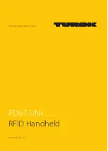 turck PD67-UNI Series Instructions For Use Manual preview
