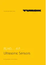 turck RU40-AP Series Manual предпросмотр