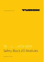 Предварительный просмотр 1 страницы turck TBIP-L 4FDI-4FDX Series Manual