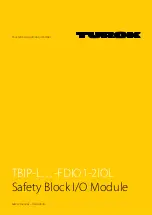 Preview for 1 page of turck TBIP-L-FDIO1-2IOL Series Safety Manual