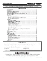 Preview for 2 page of TURFCO 85397 Operator And  Maintenance Manual