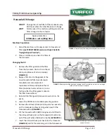 Preview for 14 page of TURFCO T3100 Service Quick Manual