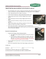 Preview for 21 page of TURFCO T3100 Service Quick Manual