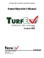 Preview for 1 page of TurfEx TS-65 Owner'S/Operator'S Manual