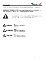 Preview for 4 page of TurfEx TS-65 Owner'S/Operator'S Manual