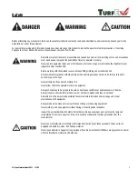 Preview for 5 page of TurfEx TS-65 Owner'S/Operator'S Manual