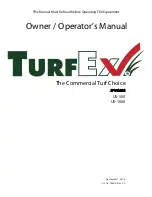 TurfEx US-1000 Owner'S/Operator'S Manual preview