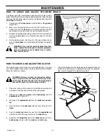 Preview for 27 page of TURFMASTER 309002x24C Safety, Assembly, Operating And Maintenance Instructions