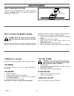 Preview for 35 page of TURFMASTER 309002x24C Safety, Assembly, Operating And Maintenance Instructions