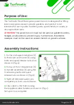 Preview for 8 page of Turfmatic TM600 Instruction Manual