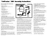 TurfTracker 3301 Assembly Instructions предпросмотр