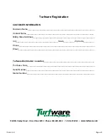 Предварительный просмотр 45 страницы Turfware TR360 Operation Manual