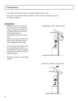 Предварительный просмотр 8 страницы Turin Elite 70 Installation Use And Care Manual